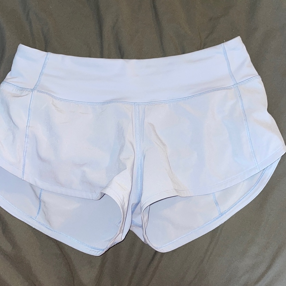 Lululemon light blue shorts